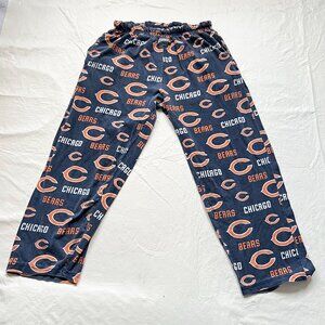 Vintage Zubaz pants Chicago Bears football blue orange adult Small pull on